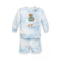 Baby Boys Polo Bear Fleece Sweatshirt & Short Set