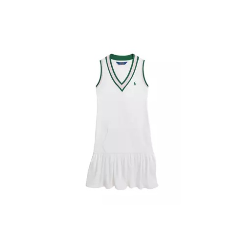 폴로 랄프로렌 Girls 7-16 Cricket-Stripe Cotton Terry Dress