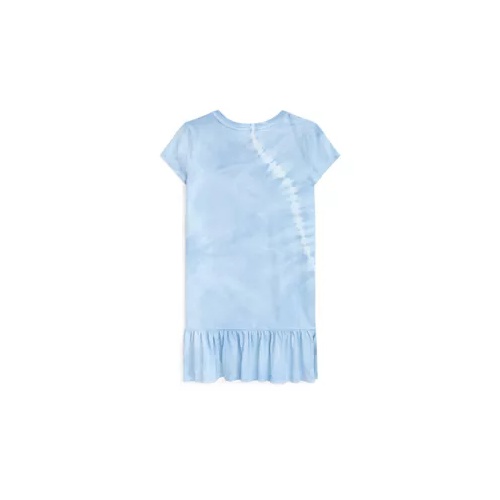 폴로 랄프로렌 Girls 7-16 Tie Dye Polo Bear Cotton T-Shirt Dress