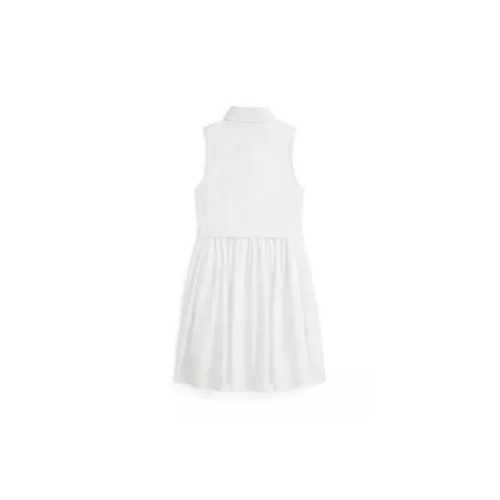 폴로 랄프로렌 Girls 7-16 Belted Cotton Oxford Shirtdress
