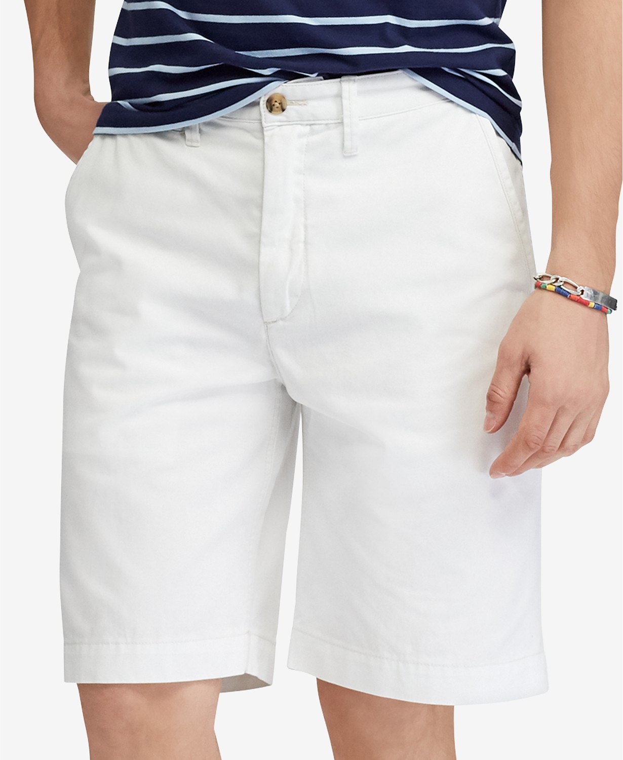 Mens Relaxed Fit Twill 10 Short