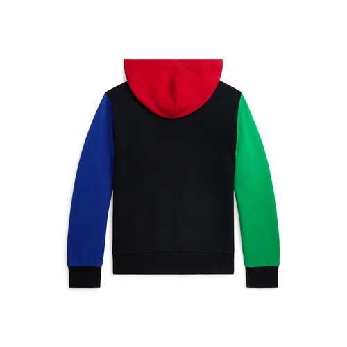 폴로 랄프로렌 Big Boys Color-Blocked Logo Double-Knit Hooded Sweatshirt