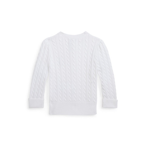 폴로 랄프로렌 Baby Girls Mini-Cable Cotton Cardigan Sweater