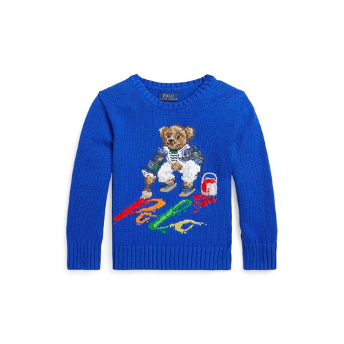 폴로 랄프로렌 Toddler and Little Boys Polo Bear Cotton Sweater