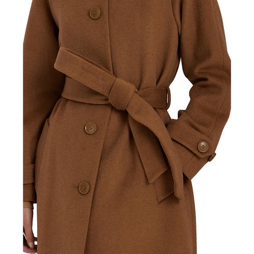 폴로 랄프로렌 Womens Wool Blend Maxi Belted Wrap Coat