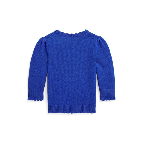 폴로 랄프로렌 Baby Girls Polo Bear Cotton-Cashmere Sweater