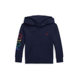 Toddler and Little Boys Ombre Logo Double-Knit Hoodie
