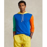 Mens Color-Blocked Jersey Hooded T-Shirt