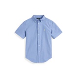 Toddler and Little Boys Cotton Oxford Short-Sleeves Shirt