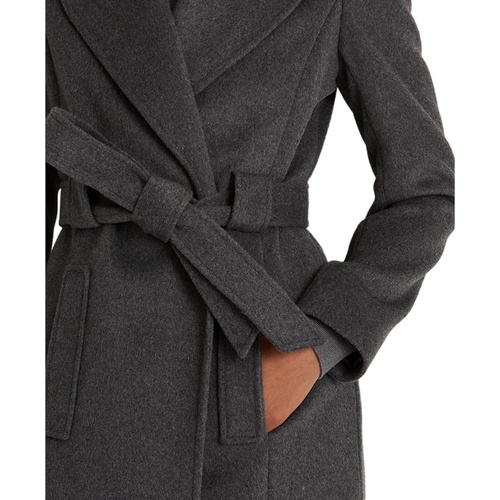 폴로 랄프로렌 Womens Wool-Blend Wrap Coat