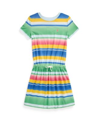 Big Girls Striped Cotton Jersey T-shirt Dress