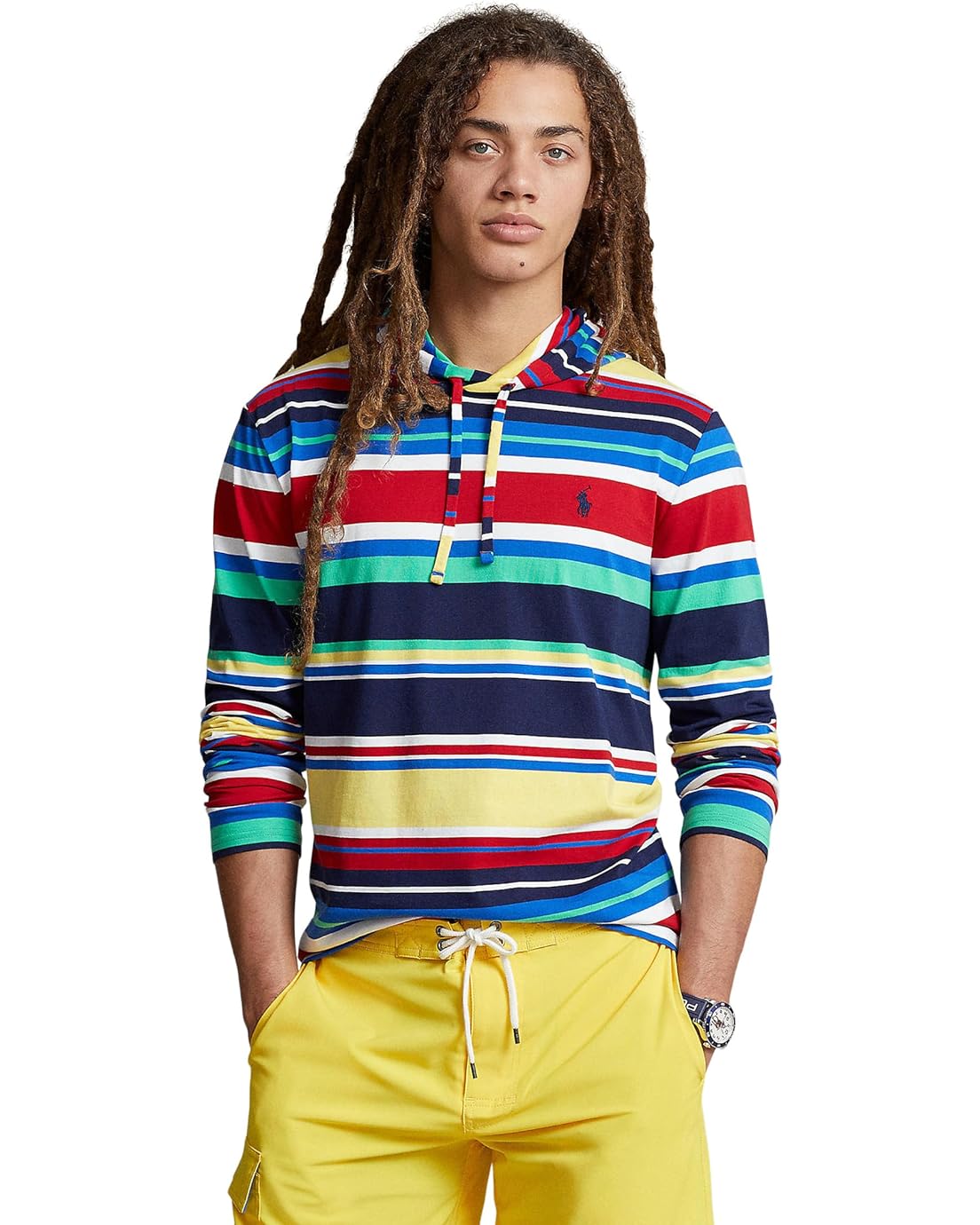 Polo Ralph Lauren Striped Jersey Hooded T-Shirt