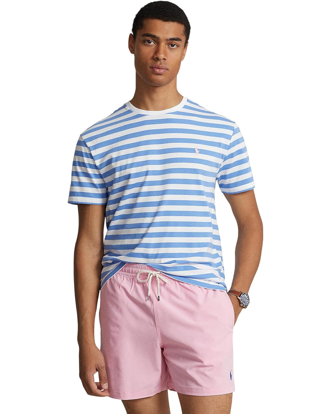 폴로 랄프로렌 Polo Ralph Lauren Classic Fit Striped Jersey Short Sleeve T-Shirt
