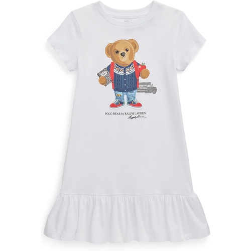 폴로 랄프로렌 Polo Ralph Lauren Kids Logo Cotton Jersey Tee Dress (Little Kids)