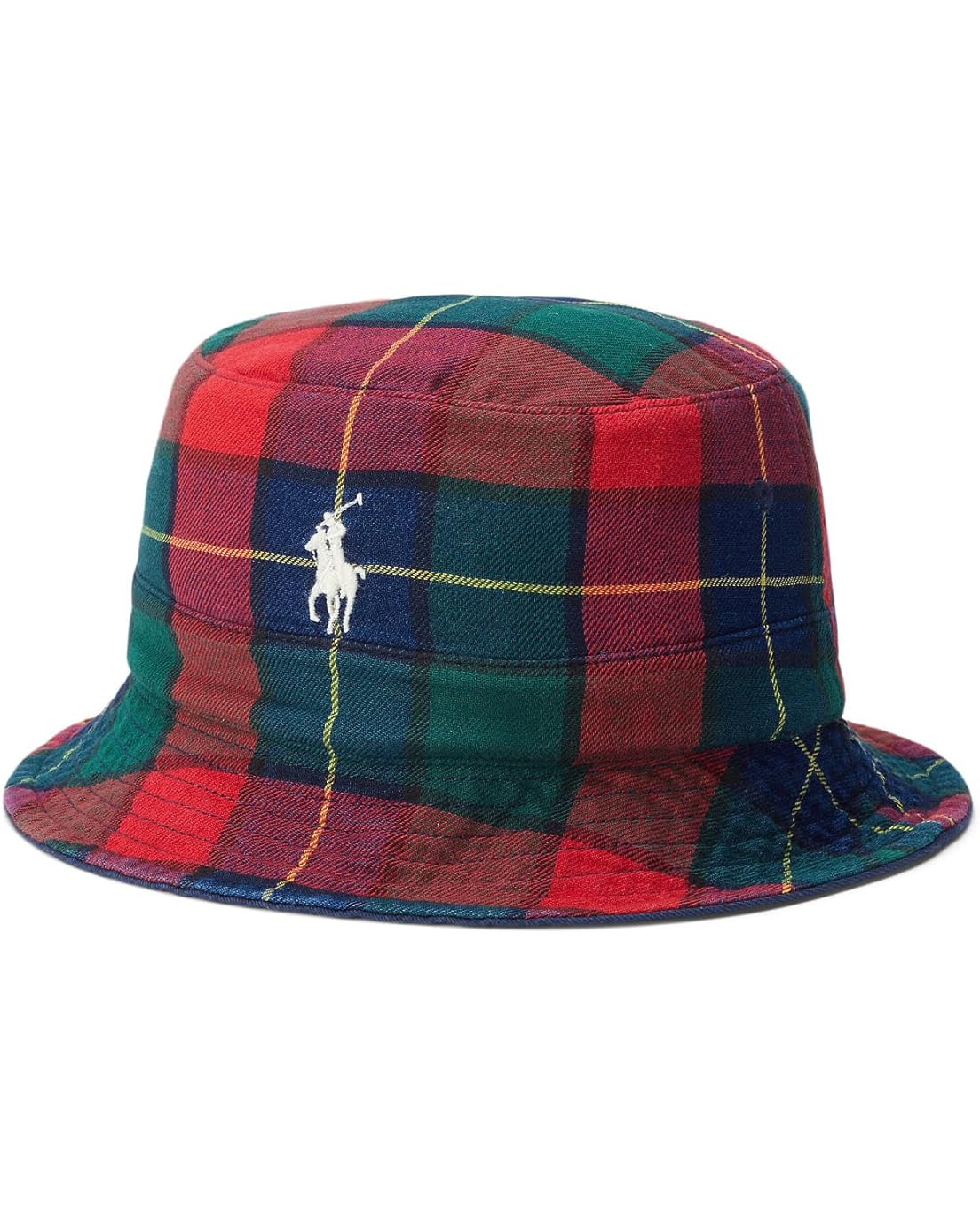 폴로 랄프로렌 Polo Ralph Lauren Reversible Plaid Flannel Bucket Hat