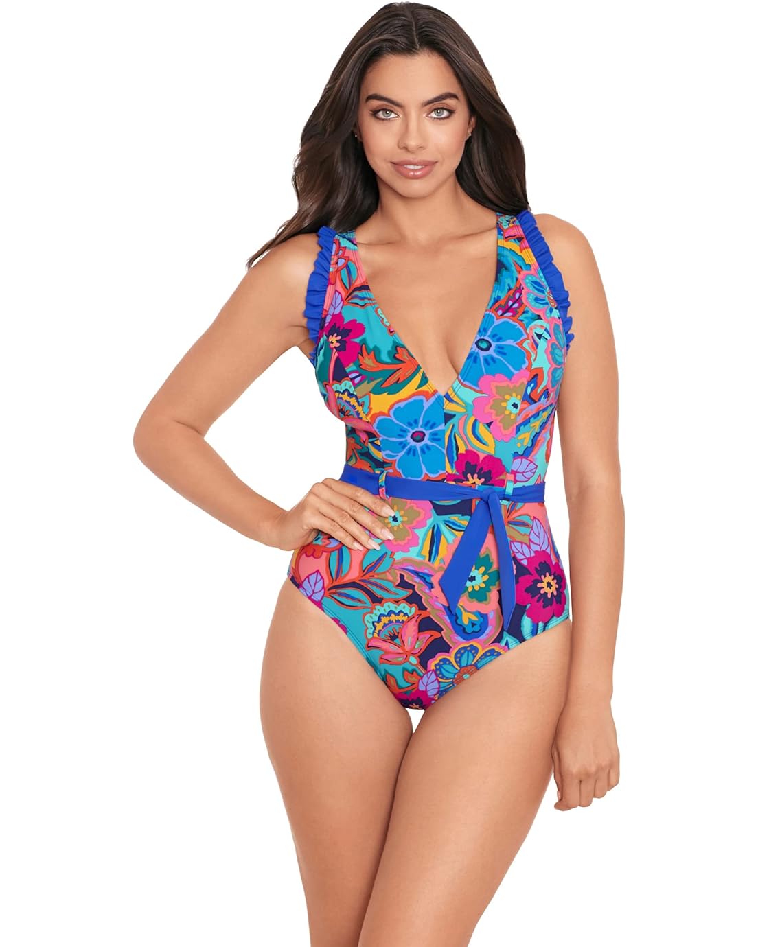 Skinny Dippers Tapestry Cinch Suit