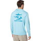 Southern Tide Beneath the Waves Performance Hoodie T-Shirt