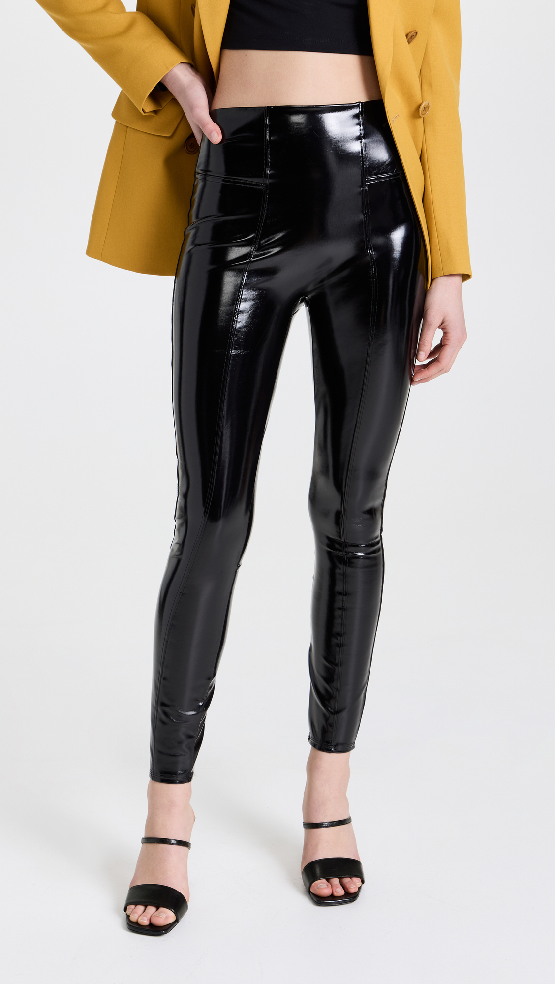 SPANX Faux Patent Leather Leggings