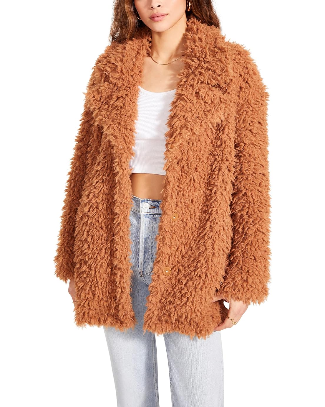 Steve Madden Whats The Fuzz About Coat