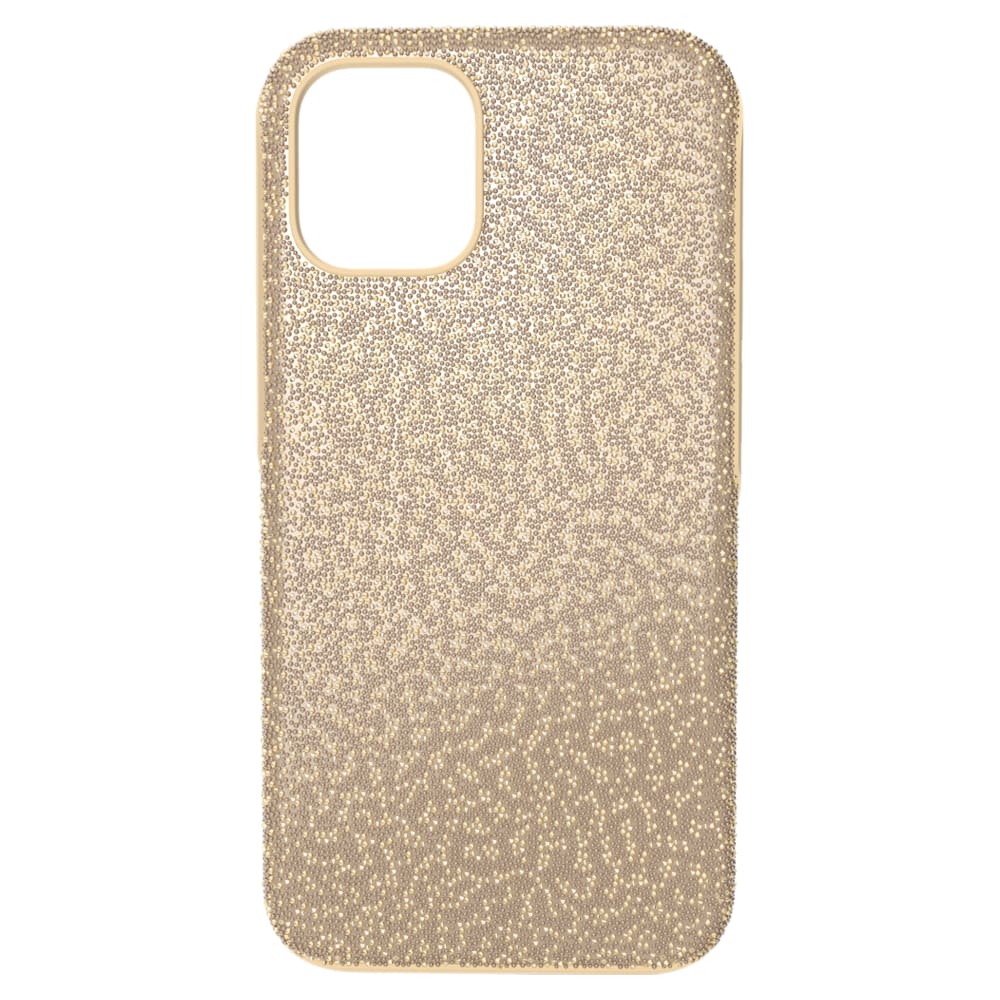 Swarovski High smartphone case, iPhone 12 mini, Gold tone