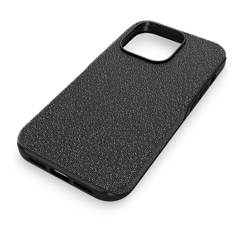 스와로브스키 Swarovski High smartphone case, iPhone 14 Pro, Black