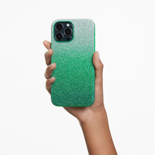 스와로브스키 Swarovski High smartphone case, iPhone 13, Green