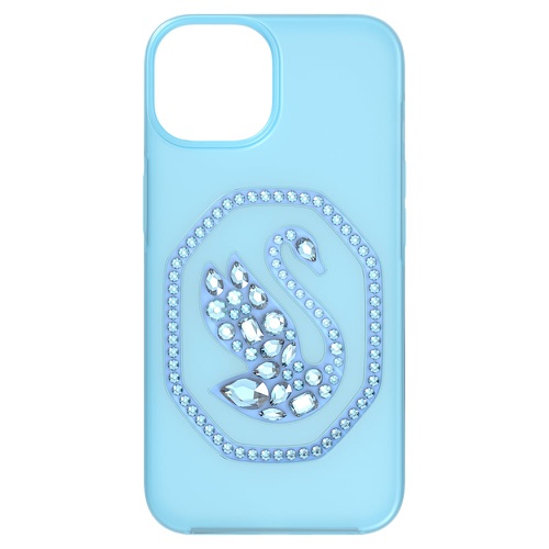 스와로브스키 Swarovski Smartphone case, Swan, iPhone 14, Blue