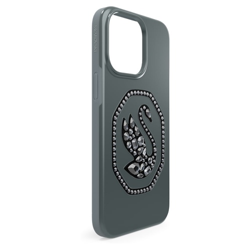 스와로브스키 Swarovski Smartphone case, Swan, iPhone 14 Pro Max, Black