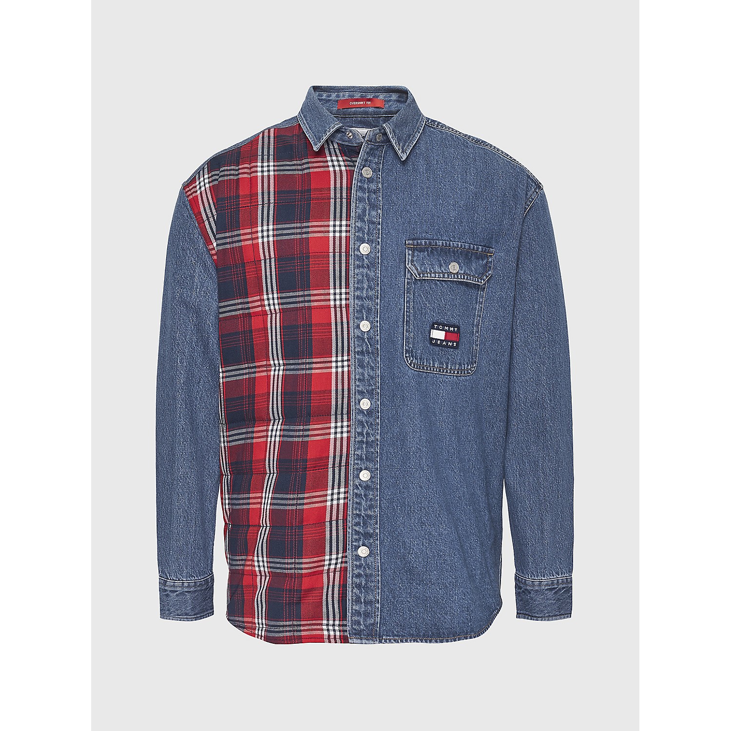 TOMMY JEANS Quilted Denim Overshirt
