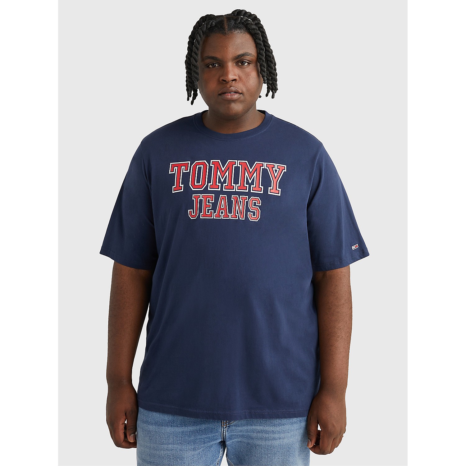 TOMMY JEANS Big and Tall TJ Logo T-Shirt