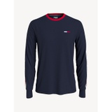 TOMMY JEANS Logo Tape Long-Sleeve T-Shirt