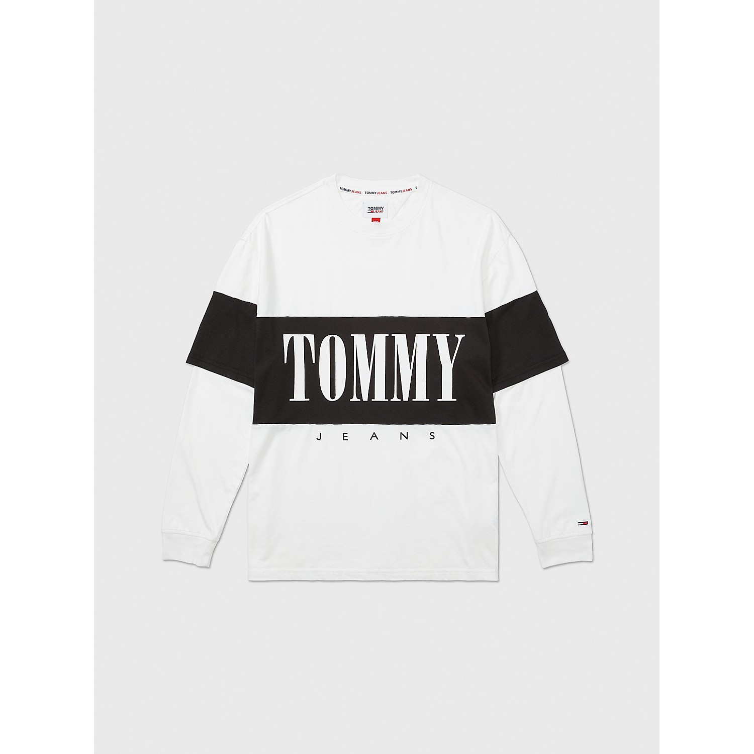 TOMMY JEANS Block Logo 2-in-1 T-Shirt
