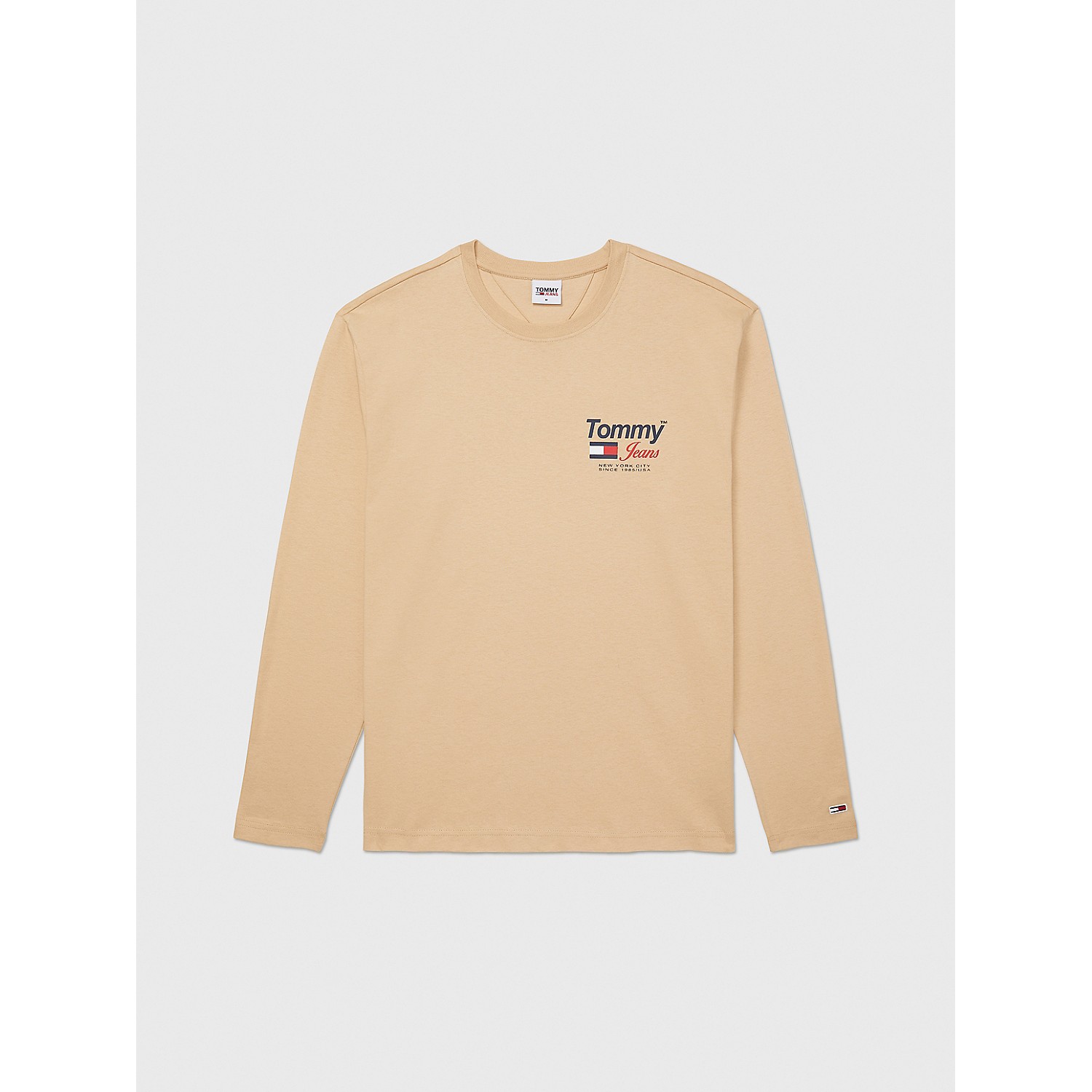 TOMMY JEANS Long-Sleeve Logo T-Shirt