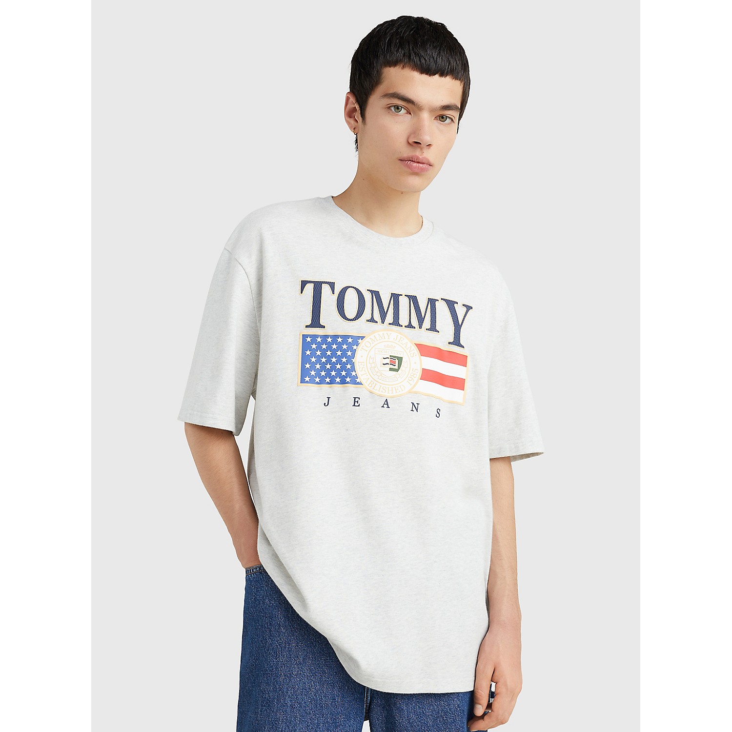 TOMMY JEANS Tommy Flag Skater T-Shirt
