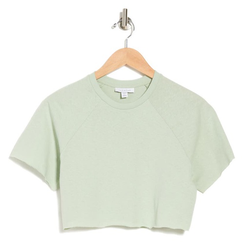 탑샵 Topshop Raglan Crop T-Shirt_SAGE