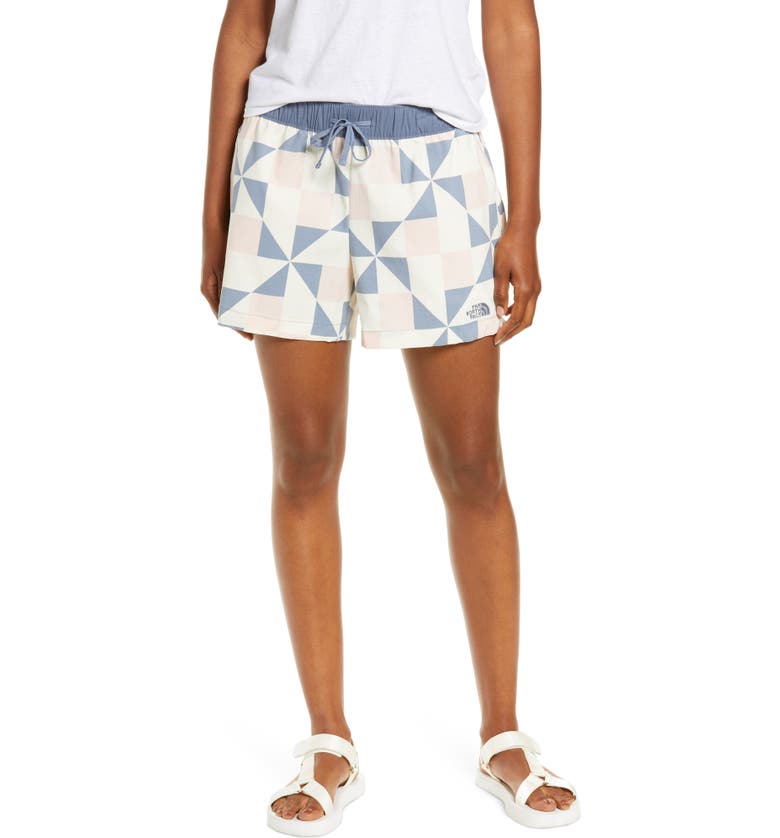 The North Face Class V Shorts_PINK PATCHWORK PRINT