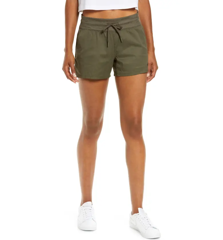 The North Face Aphrodite Motion Water Repellent Shorts_NEW TAUPE GREEN