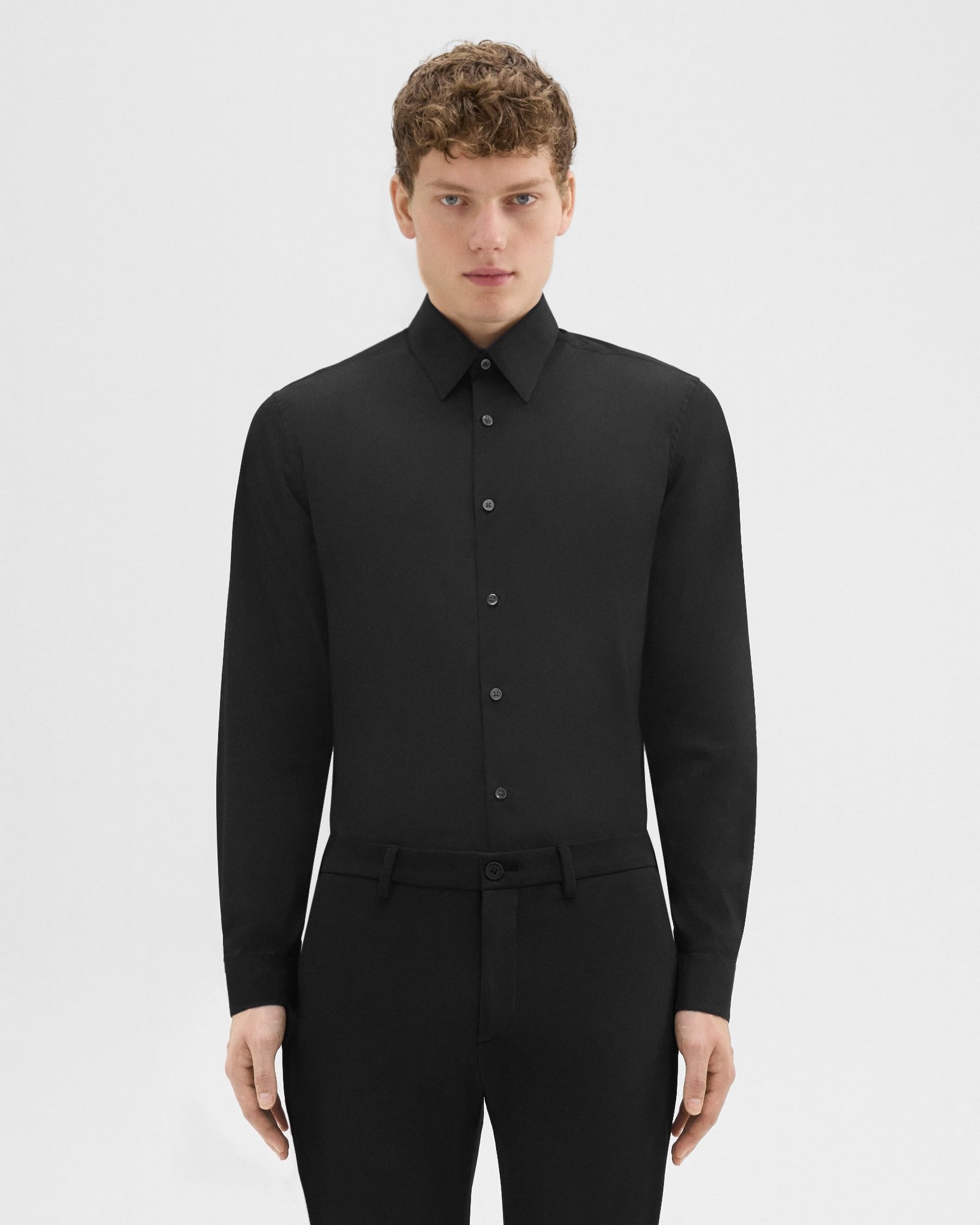 Theory Sylvain Shirt in Good Cotton