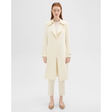 Theory Oaklane Trench Coat in Admiral Crepe
