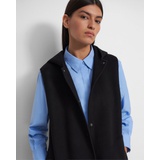 Theory Clairene Vest in Double-Face Wool-Cashmere