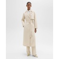 Wrap Trench Coat in Organic Cotton