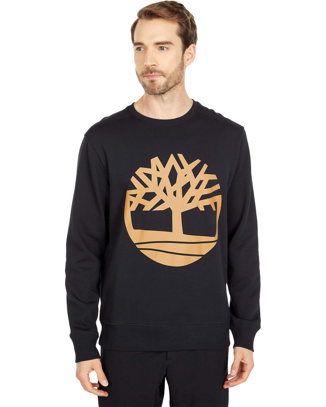 Timberland Core Tree Logo Crew Neck Sweatshirt Brushback
