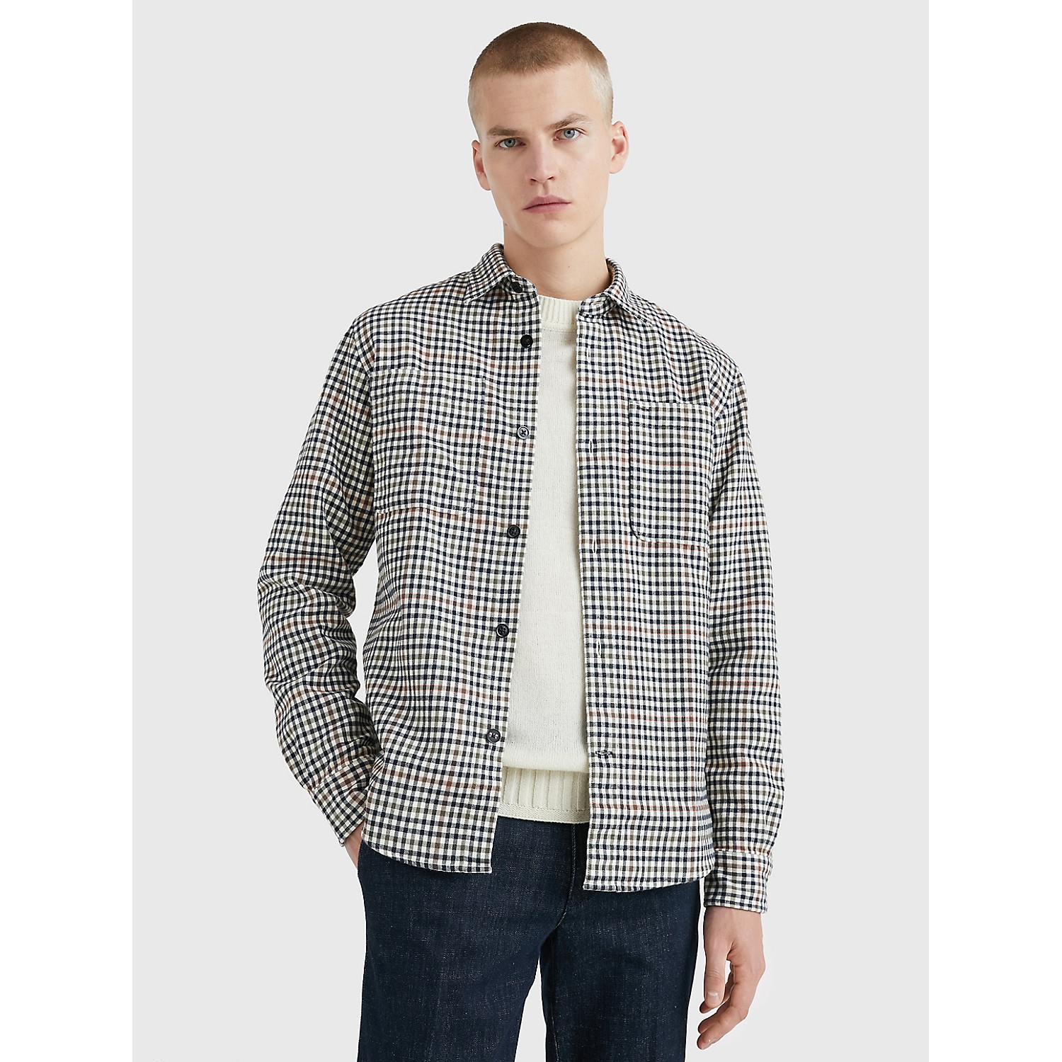 TOMMY HILFIGER Relaxed Fit Tattersall Overshirt
