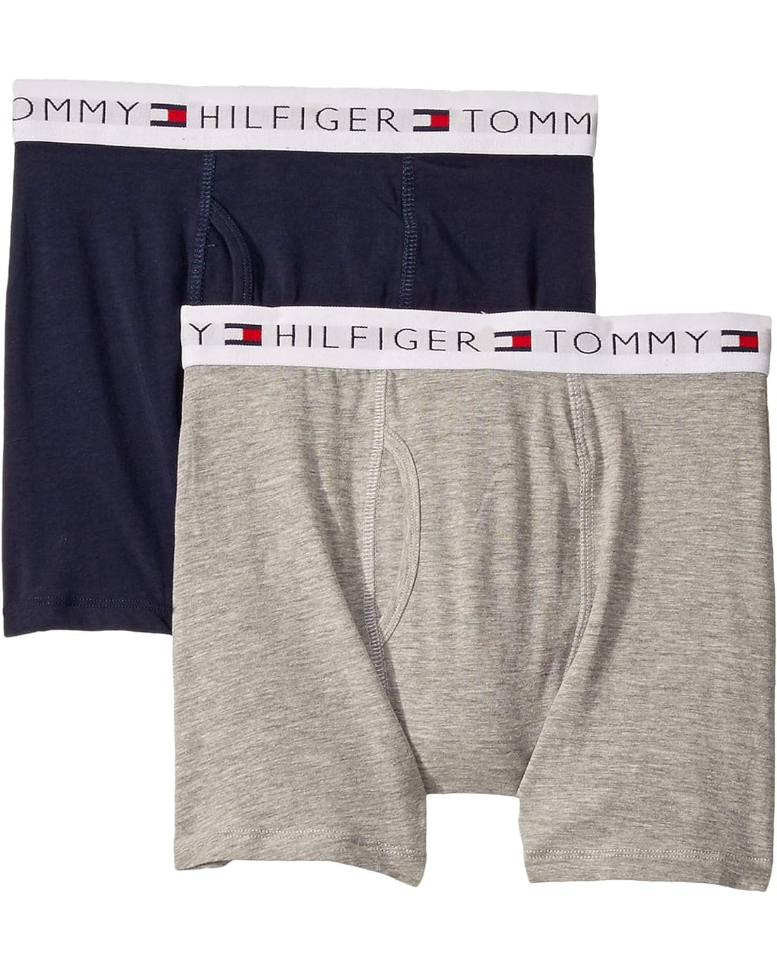 Tommy Hilfiger Kids 2-Pack Solid Boxer Briefs (Little Kids/Big Kids)