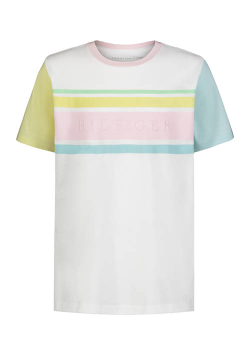 Boys 4-7 Pastel Lines Printed T-Shirt