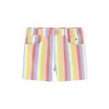 Girls 7-16 Printed Stripes Shorts