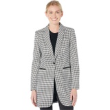 Tommy Hilfiger One-Button Checkered Topper