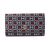 Tommy Hilfiger Cece II Flap Continental Wallet Coated Square Monogram