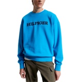 Mens Embroidered Monotype Logo Fleece Sweatshirt