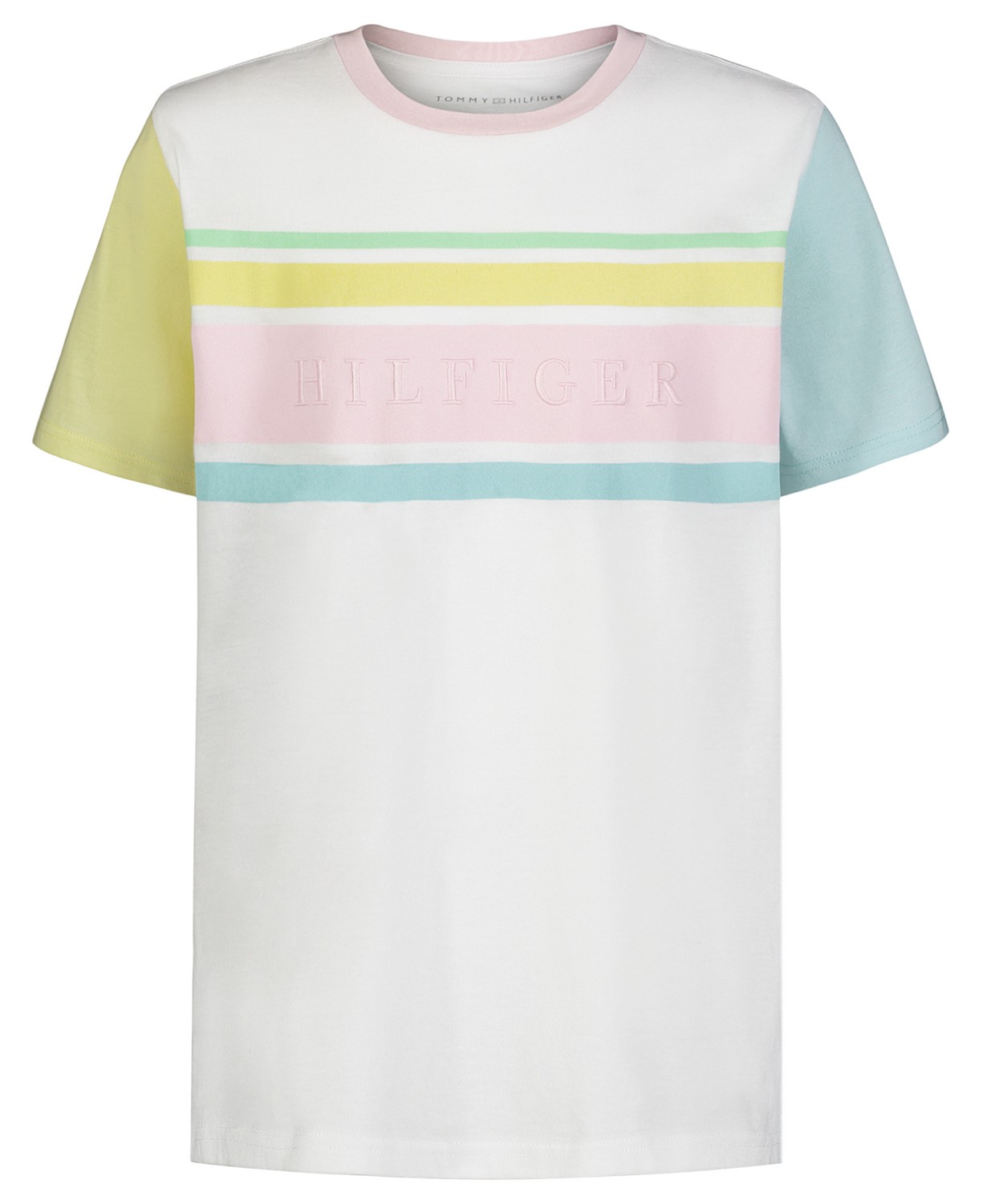 Little Boys Pastel Lines Short Sleeve T-shirt